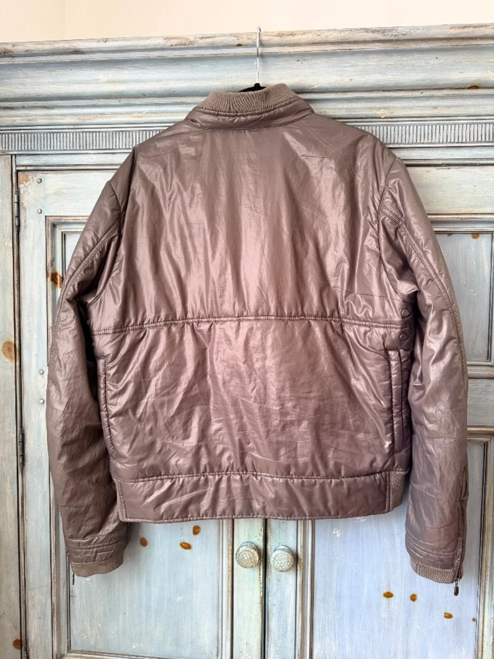 Belstaff Men's Puffer Jacket in Taupe Color Size XL